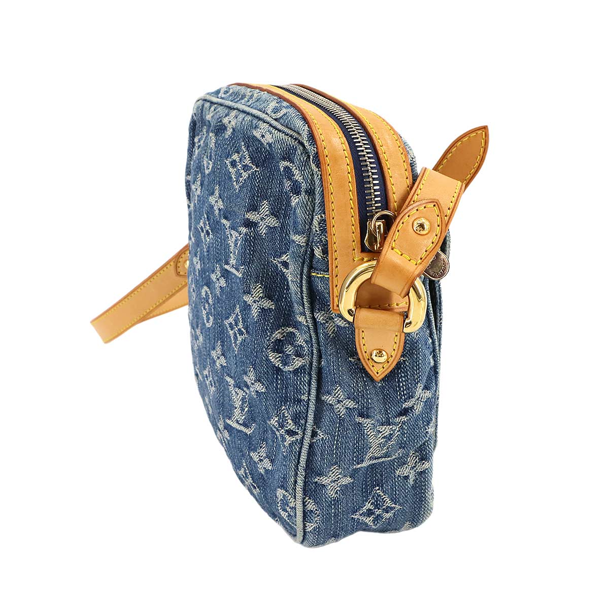 Monogram Denim Camera Bag Shoulder Bag Blue M95348 Purse 90286952