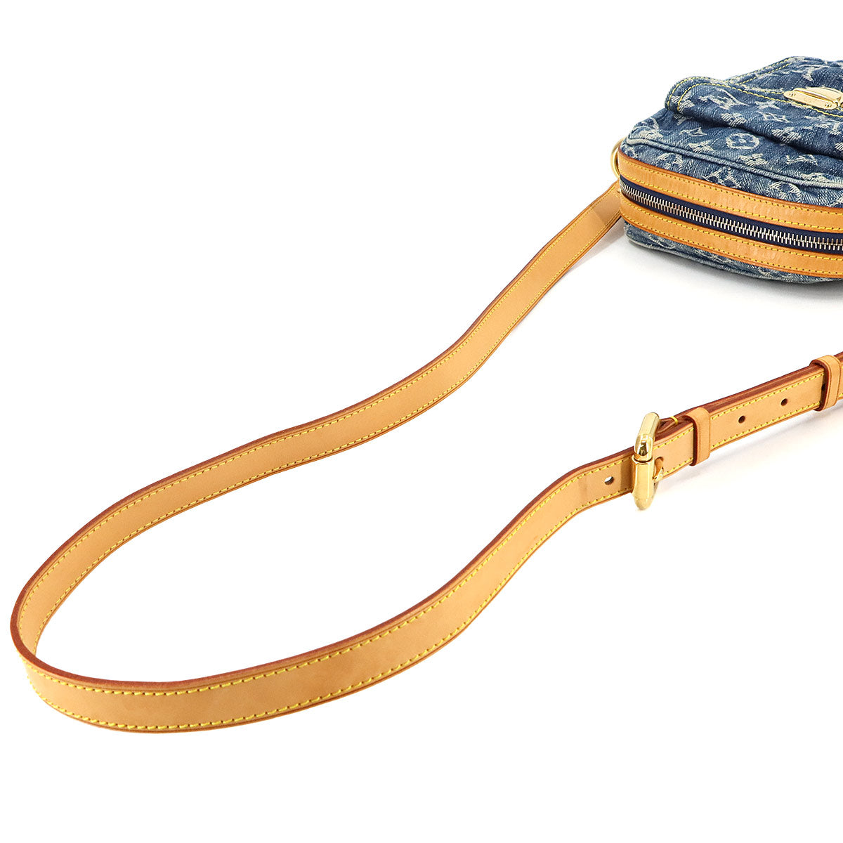 Monogram Denim Camera Bag Shoulder Bag Blue M95348 Purse 90286952