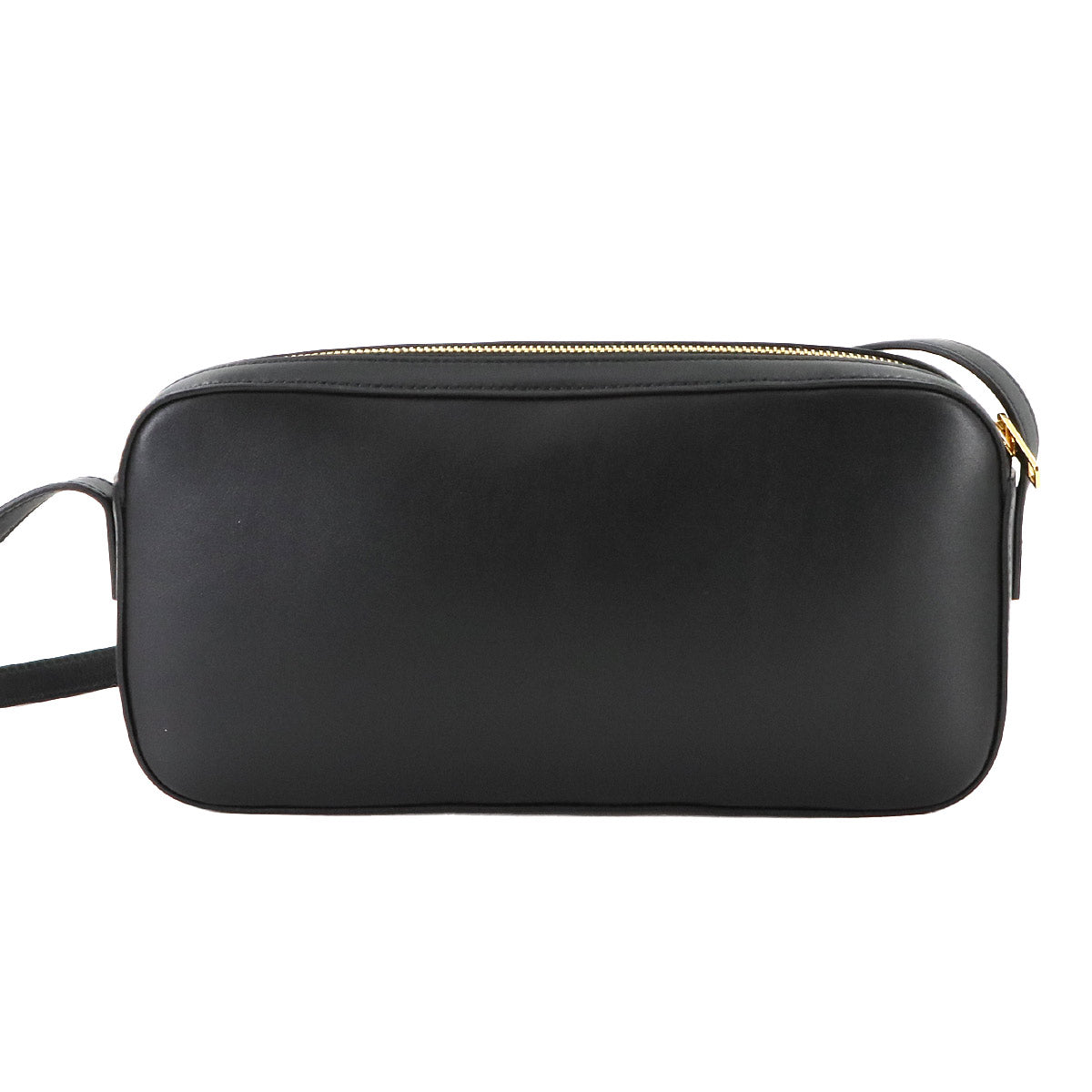 Triomphe Shoulder Bag Leather Black 199183 Purse