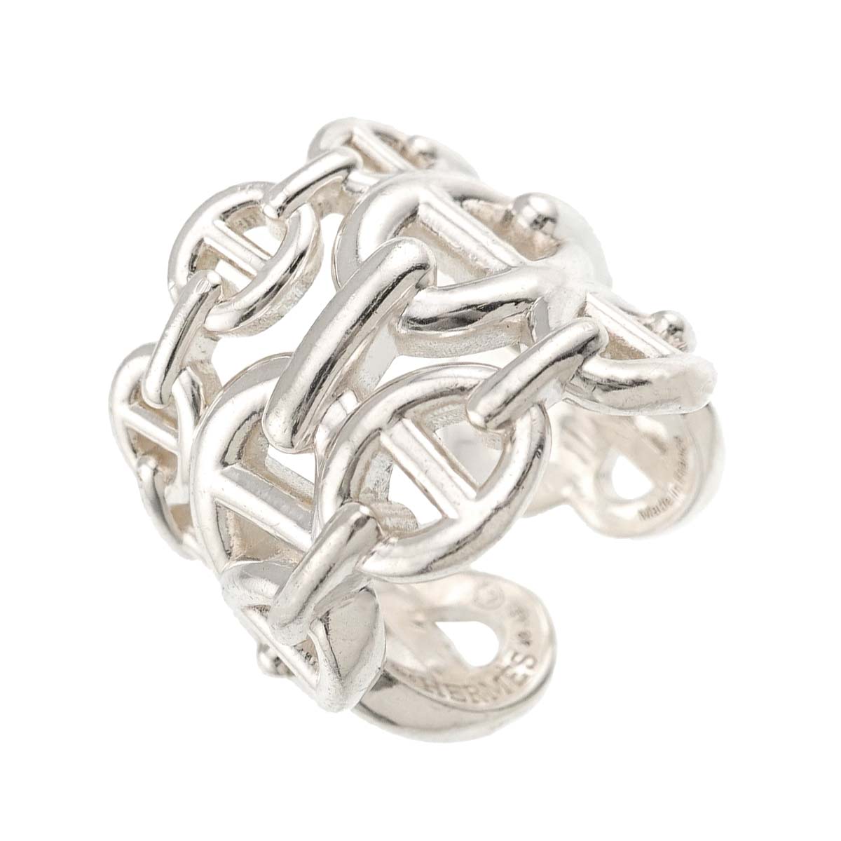 HERMES Chaine dancre Ring GM Silver 925 Size48 4(US)