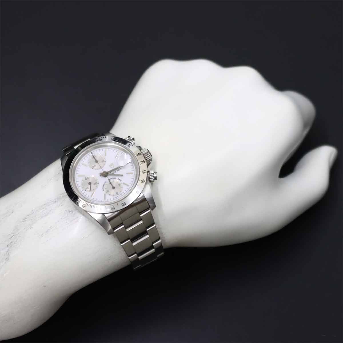 Chrono Time 79280 Date Automatic White Dial Men's Watch