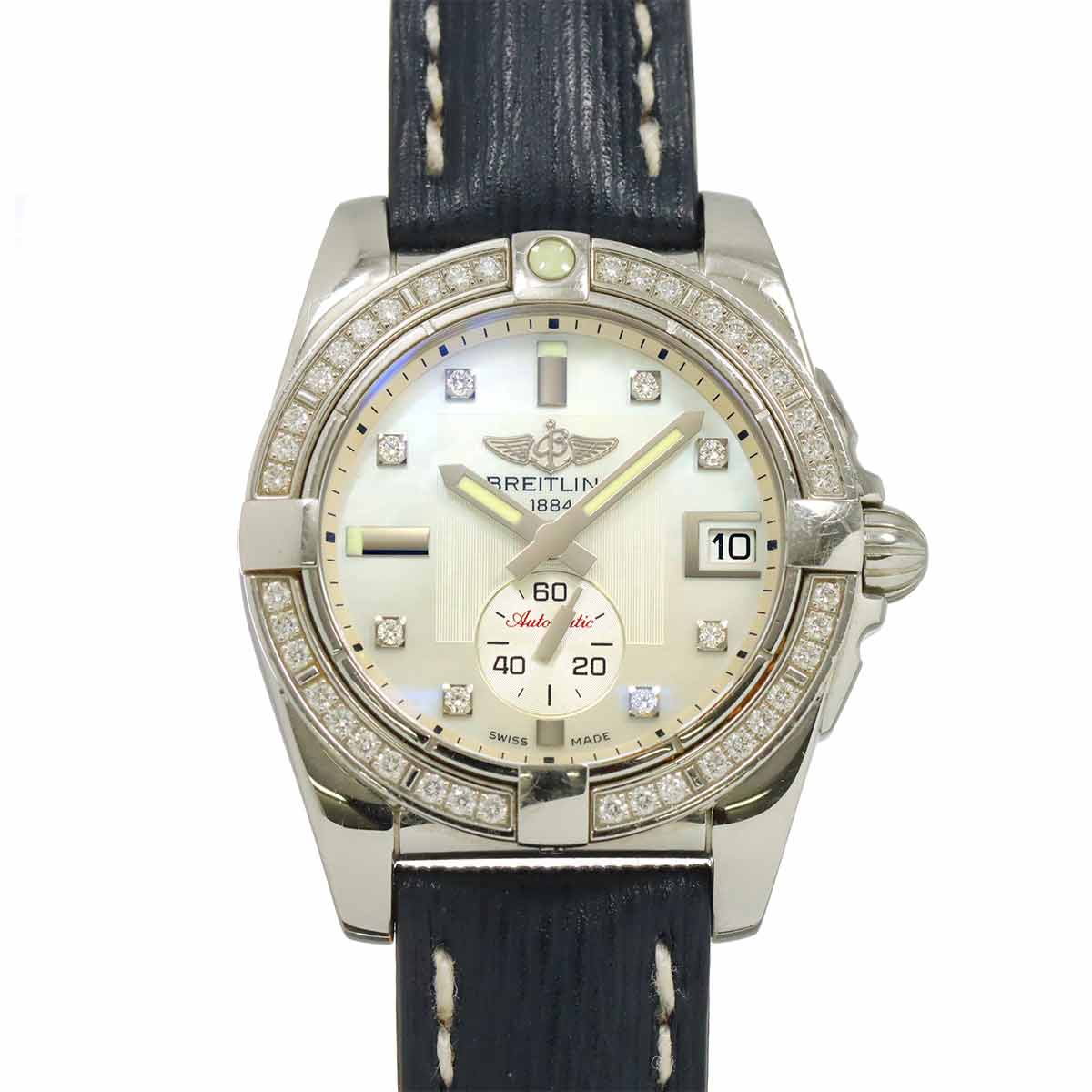 Galactic 36 A37330 Diamond Automatic White Shell Dial Boys