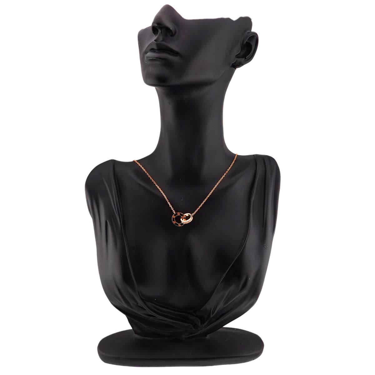 Cartier Love Pave Diamond Necklace 18K PG 750