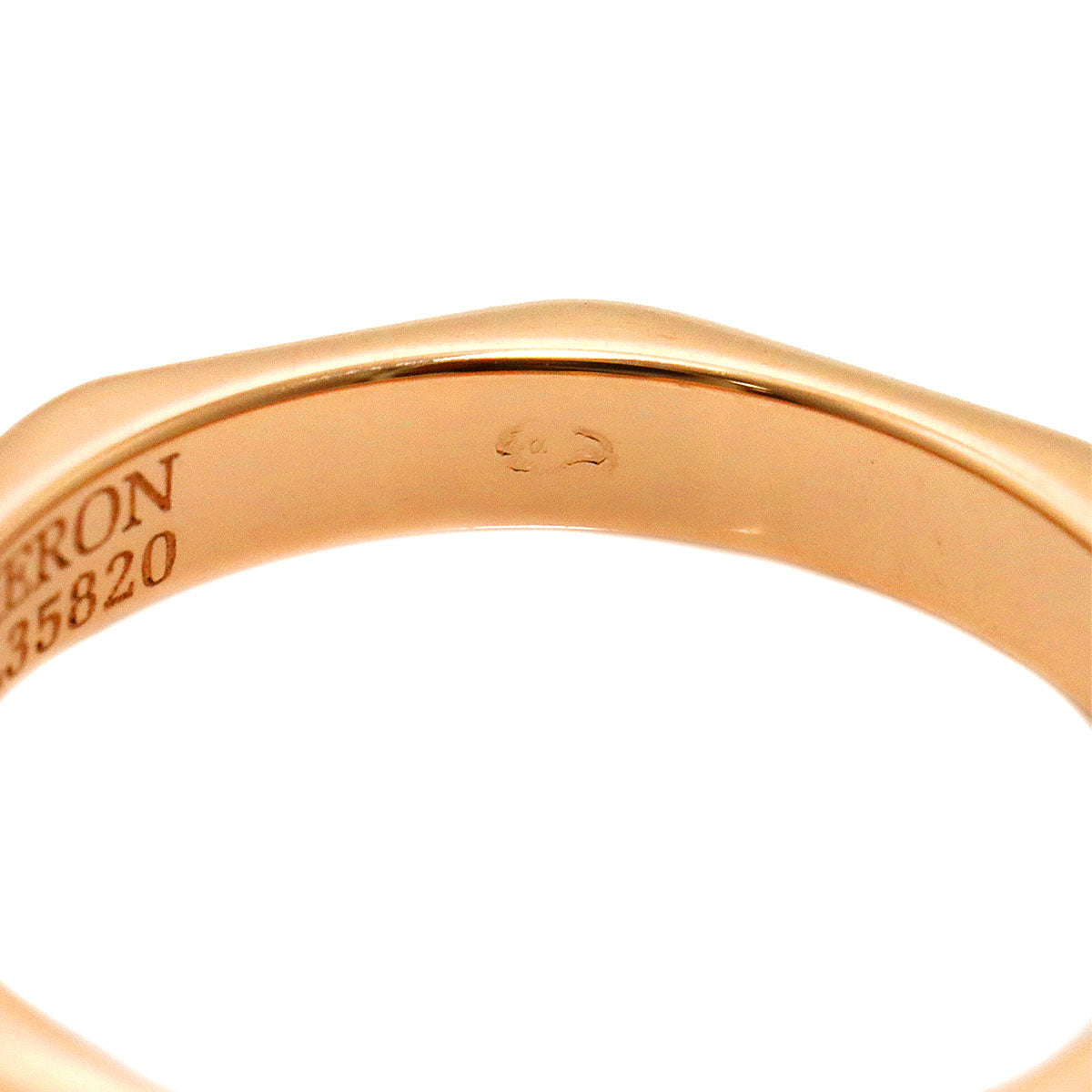 Boucheron Diamond 0.22ct E/VVS1/3EX Ring 18K PG 750 size48 4.5(US)