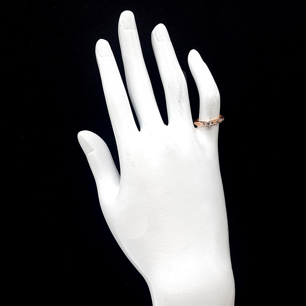 Boucheron Diamond 0.22ct E/VVS1/3EX Ring 18K PG 750 size48 4.5(US)