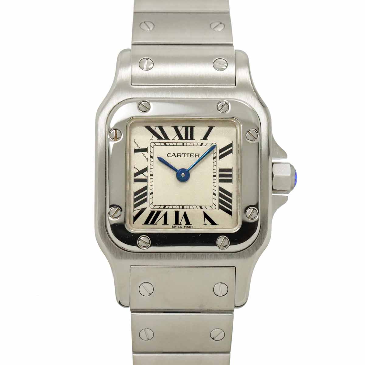 Santos Galbee SM W20056D6 Cream Dial Quartz Ladies Watch