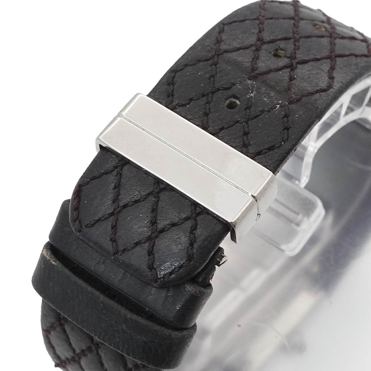 Matelasse H0116 Quartz Black Dial Ladies Vintage Watch