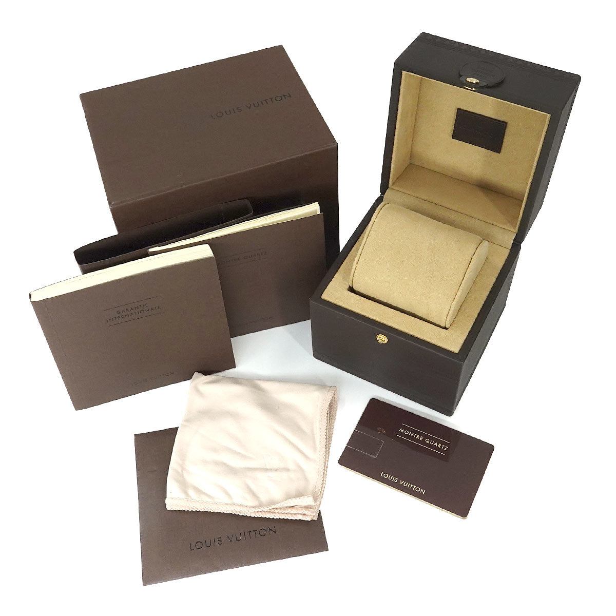 Tambour Diamond Quartz Black Dial Ladies Q13M1 Watch