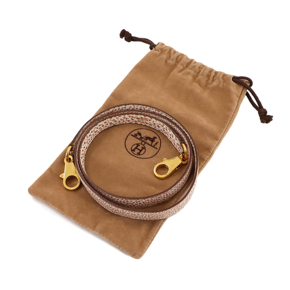 Shoulder Strap Buffles Skipper Dalmatian Brown White
