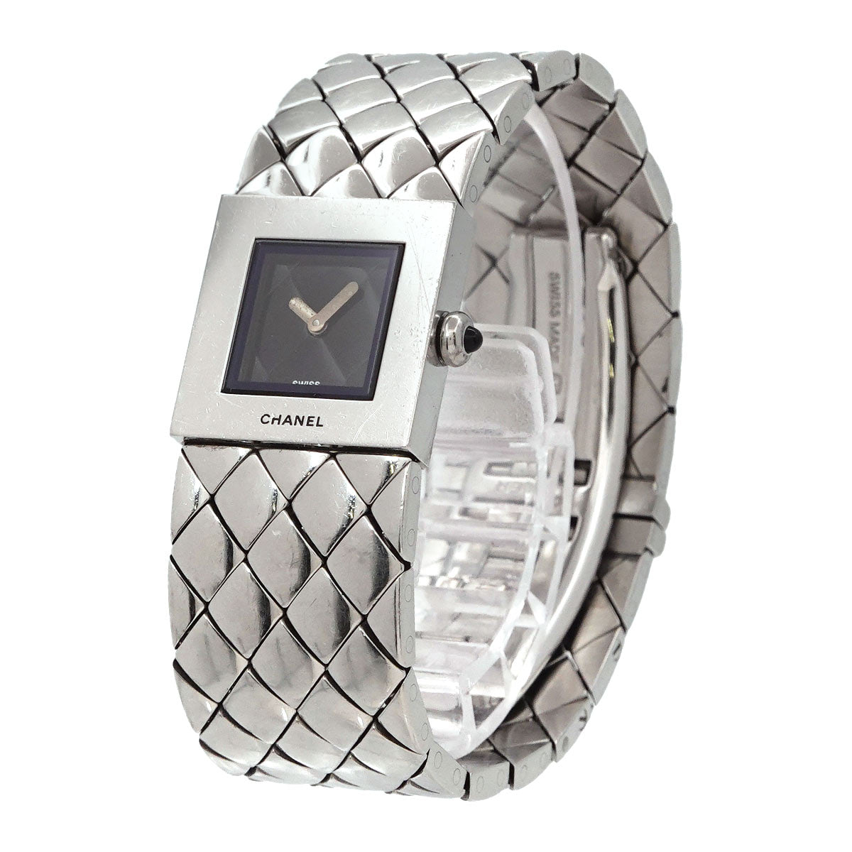 Matelasse H0009 Quartz Black Dial Ladies Wrist Watch