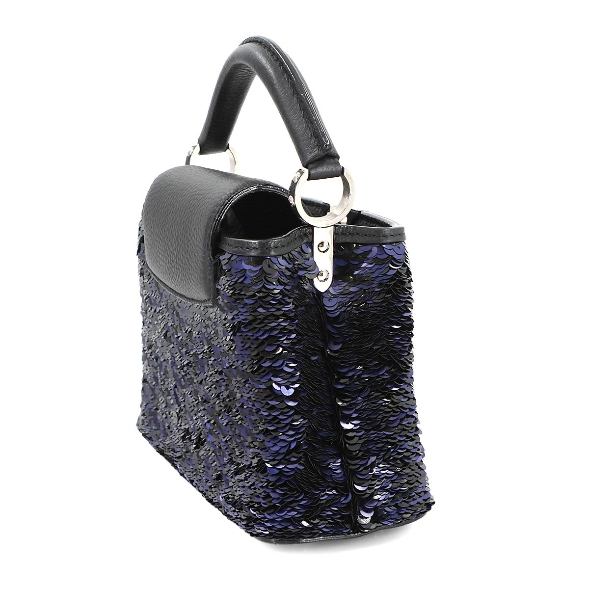 Capucines MINI Hand Shoulder Bag Taurillon Leather Sequin