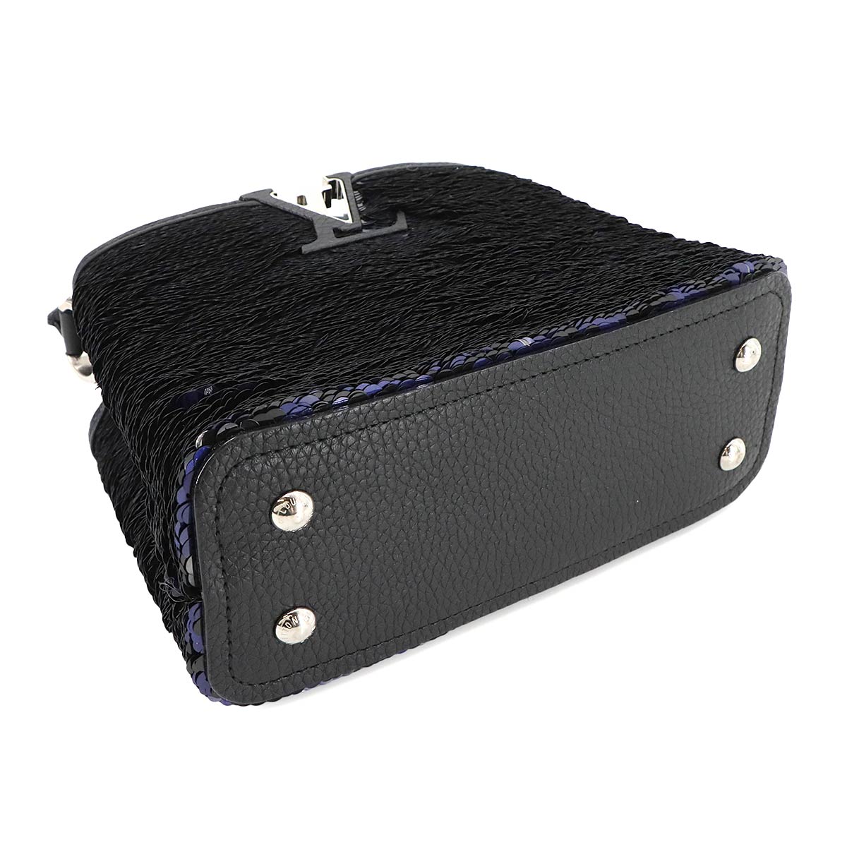 Capucines MINI Hand Shoulder Bag Taurillon Leather Sequin