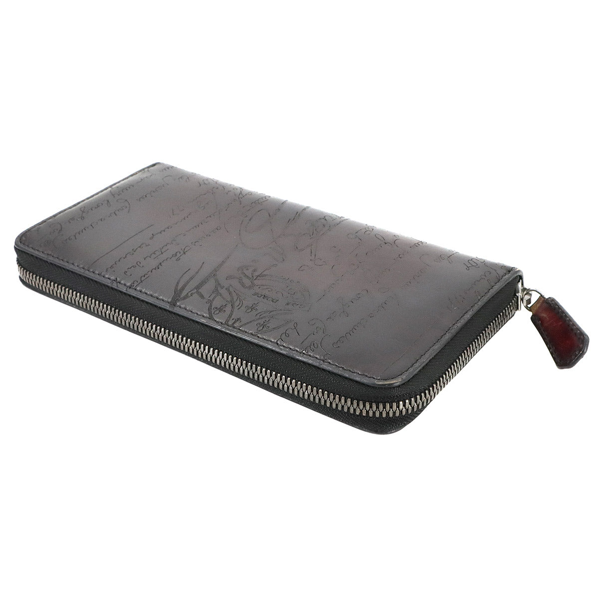 Calligraphy Itauba Long Wallet Venezia Leather Black