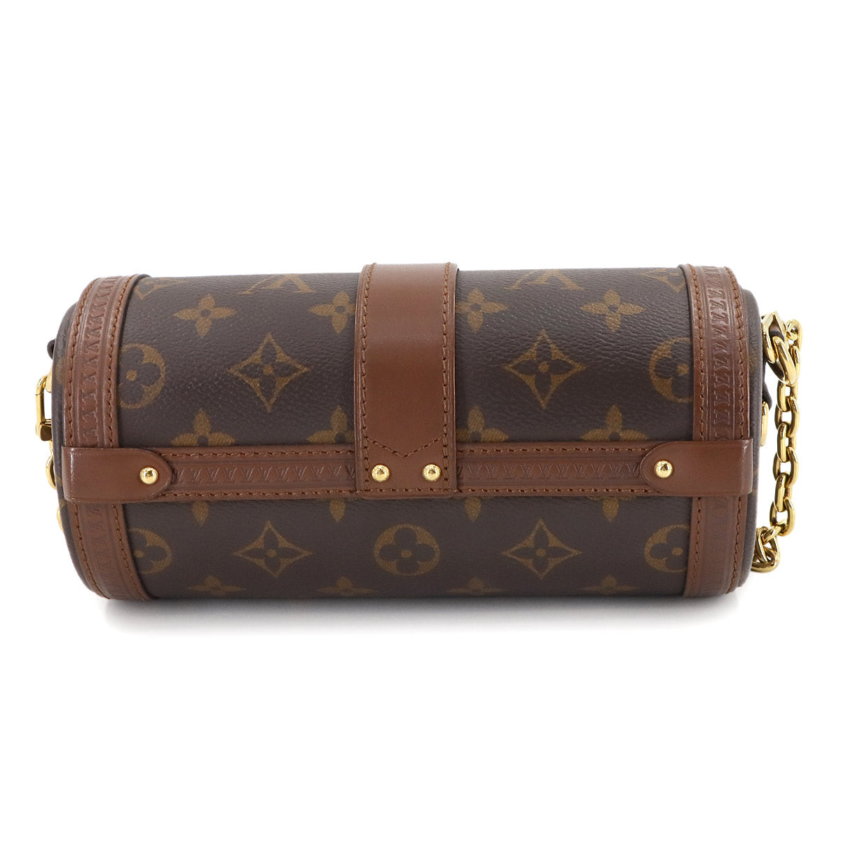 Monogram Papillon Trunk Shoulder Bag Brown M57835