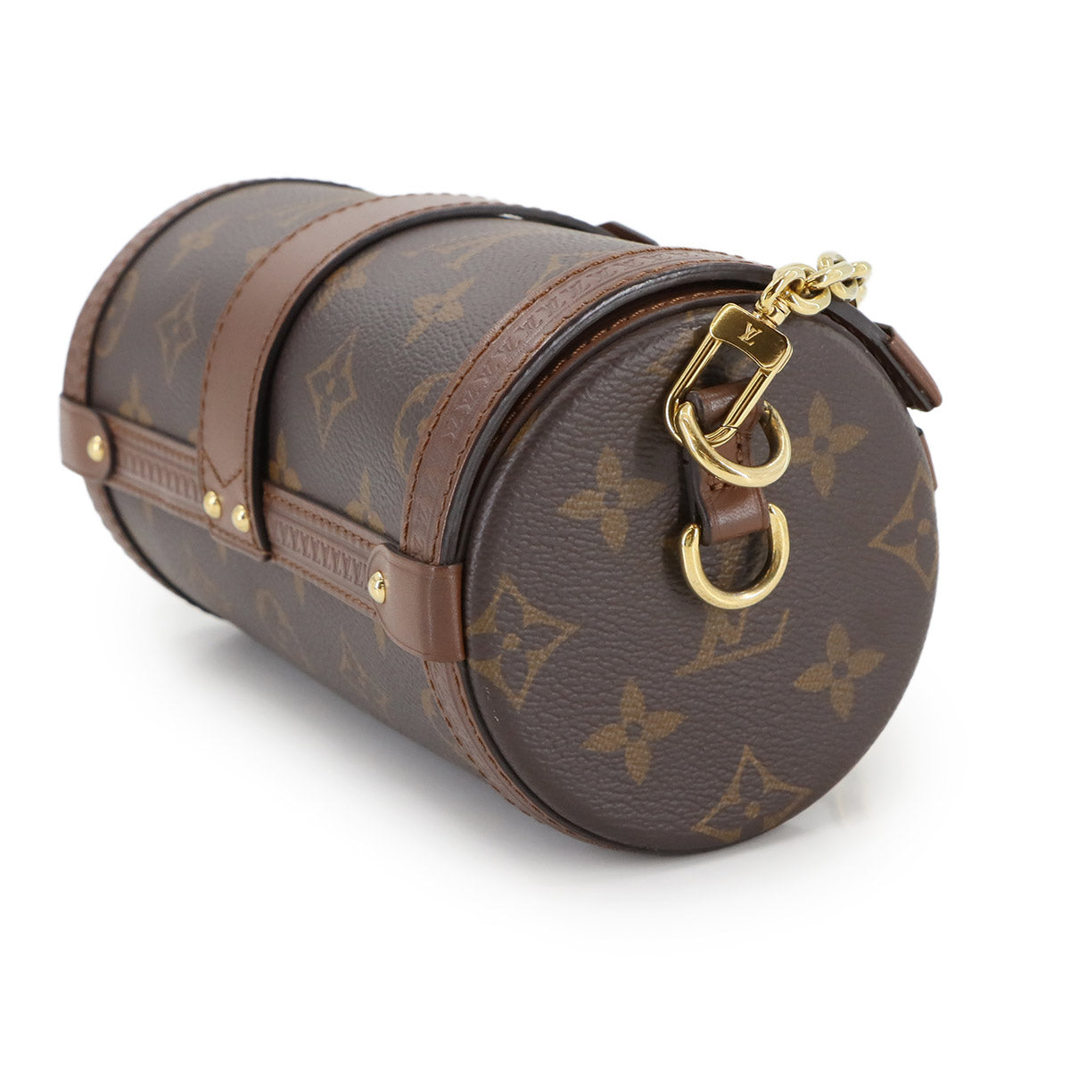 Monogram Papillon Trunk Shoulder Bag Brown M57835