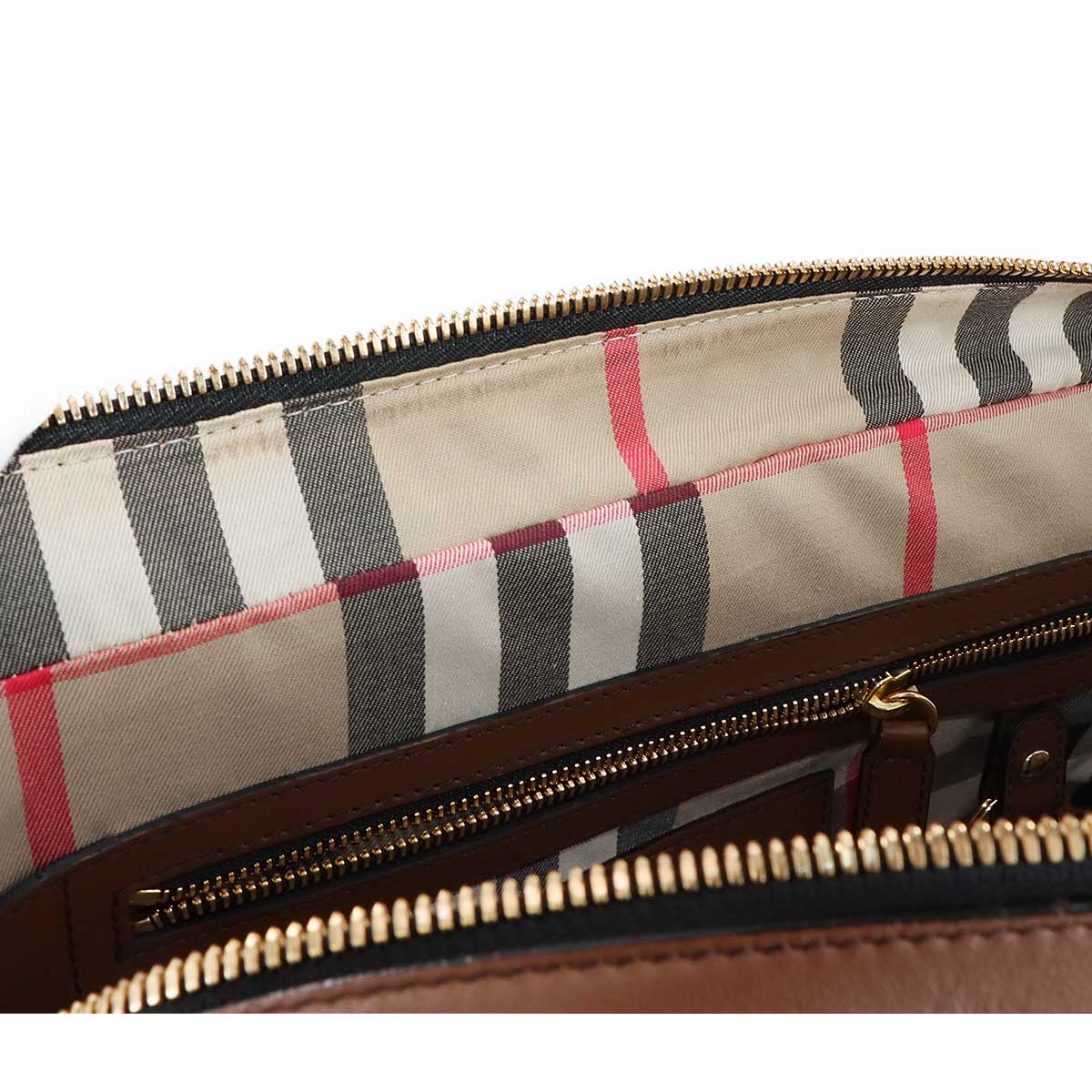 2way Briefcase Shoulder Bag Leather Brown 3923404