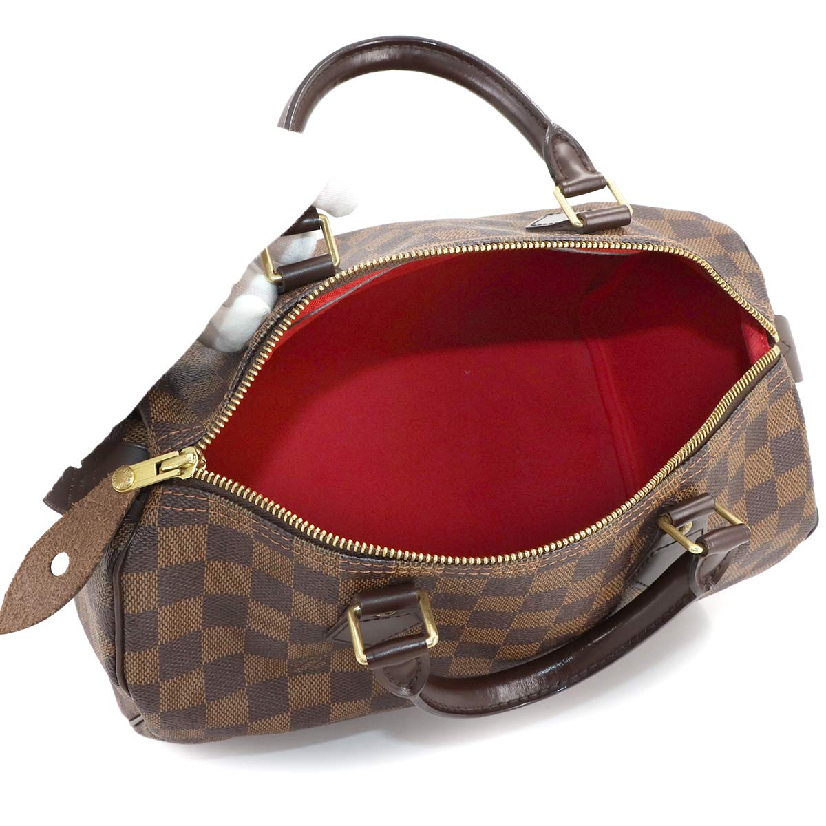 Damier Speedy 30 Hand Bag Ebene N41531 Brown Purse