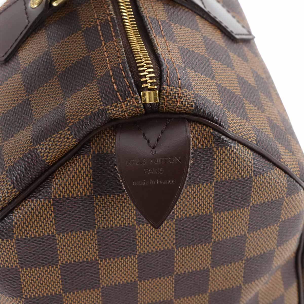 Damier Speedy 30 Hand Bag Ebene N41531 Brown Purse