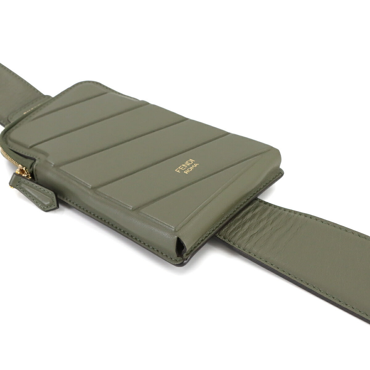 Strap you Mobile Phone Case Leather Green 8AV132