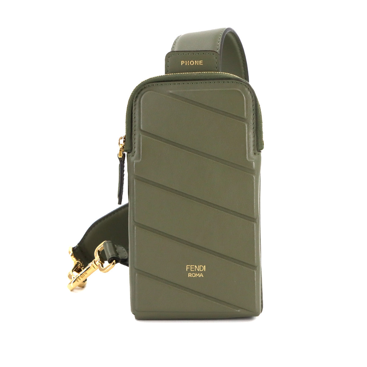 Strap you Mobile Phone Case Leather Green 8AV132