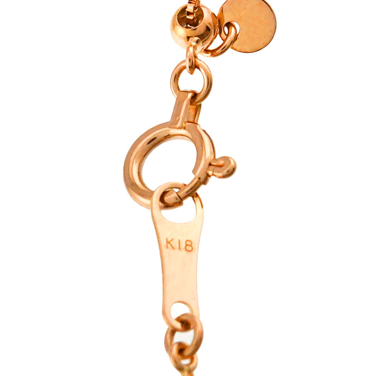 Diamond 0.33ct Necklace 18K Pink Gold 750