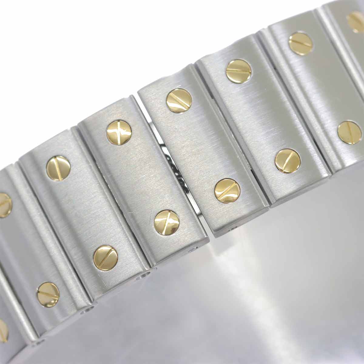 Santos Galbee LM W20042C4 750 YG Cream Dial Mens Watch