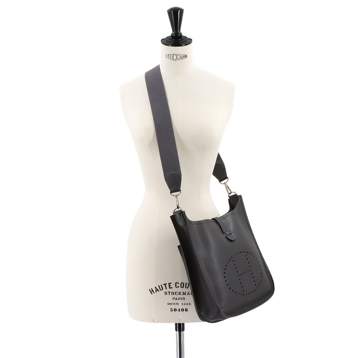 Evelyne 2 PM Shoulder Bag Epsom Graphite Purse