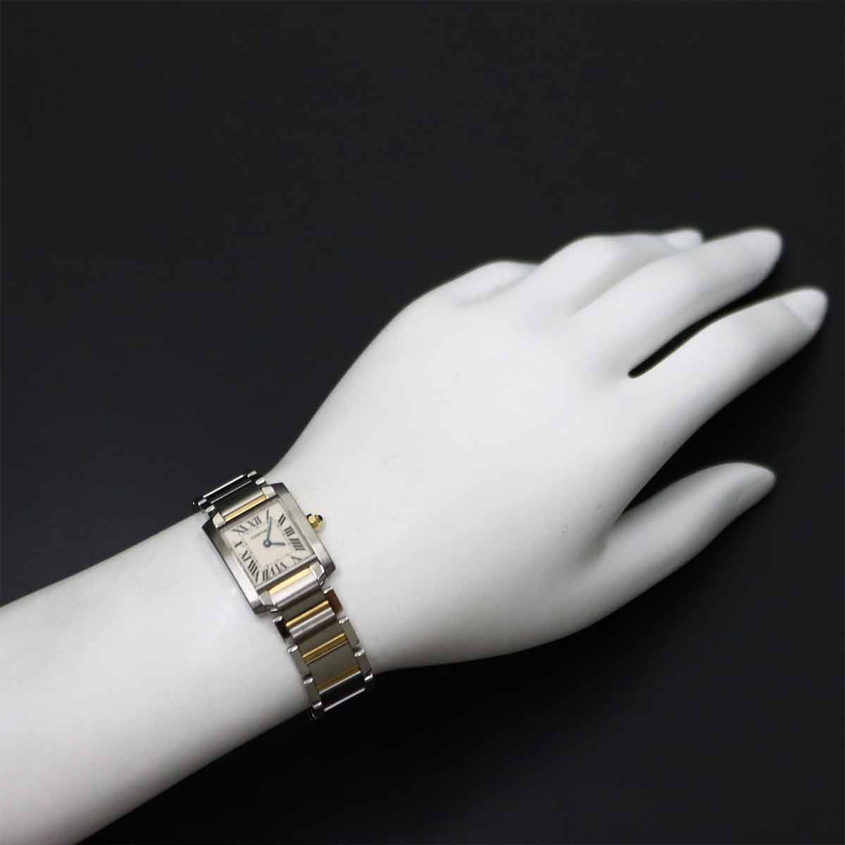 Tank Francaise SM W51007Q4 YG Quartz Cream Dial Ladies 90287739