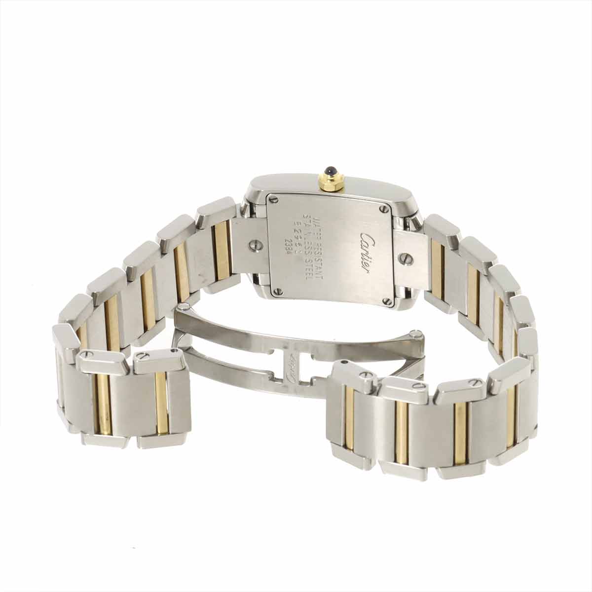 Tank Francaise SM W51007Q4 YG Quartz Cream Dial Ladies 90287739