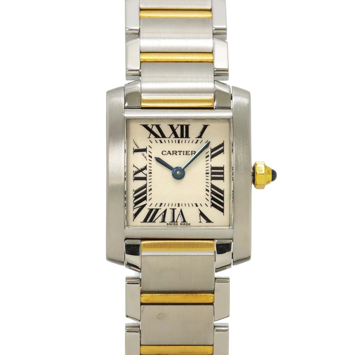 Tank Francaise SM W51007Q4 YG Quartz Cream Dial Ladies 90287739