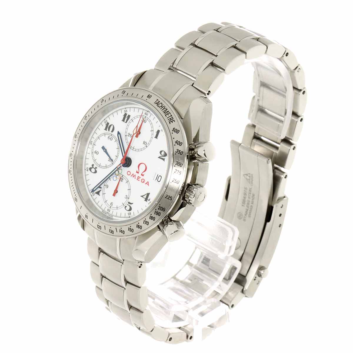 Speedmaster 323 10 40 40 04 001 Olympic White Dial Mens