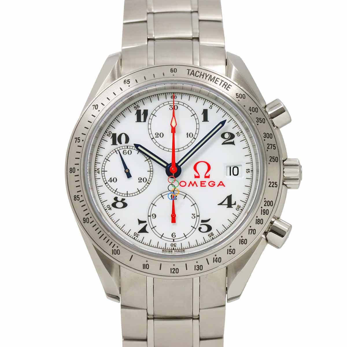 Speedmaster 323 10 40 40 04 001 Olympic White Dial Mens
