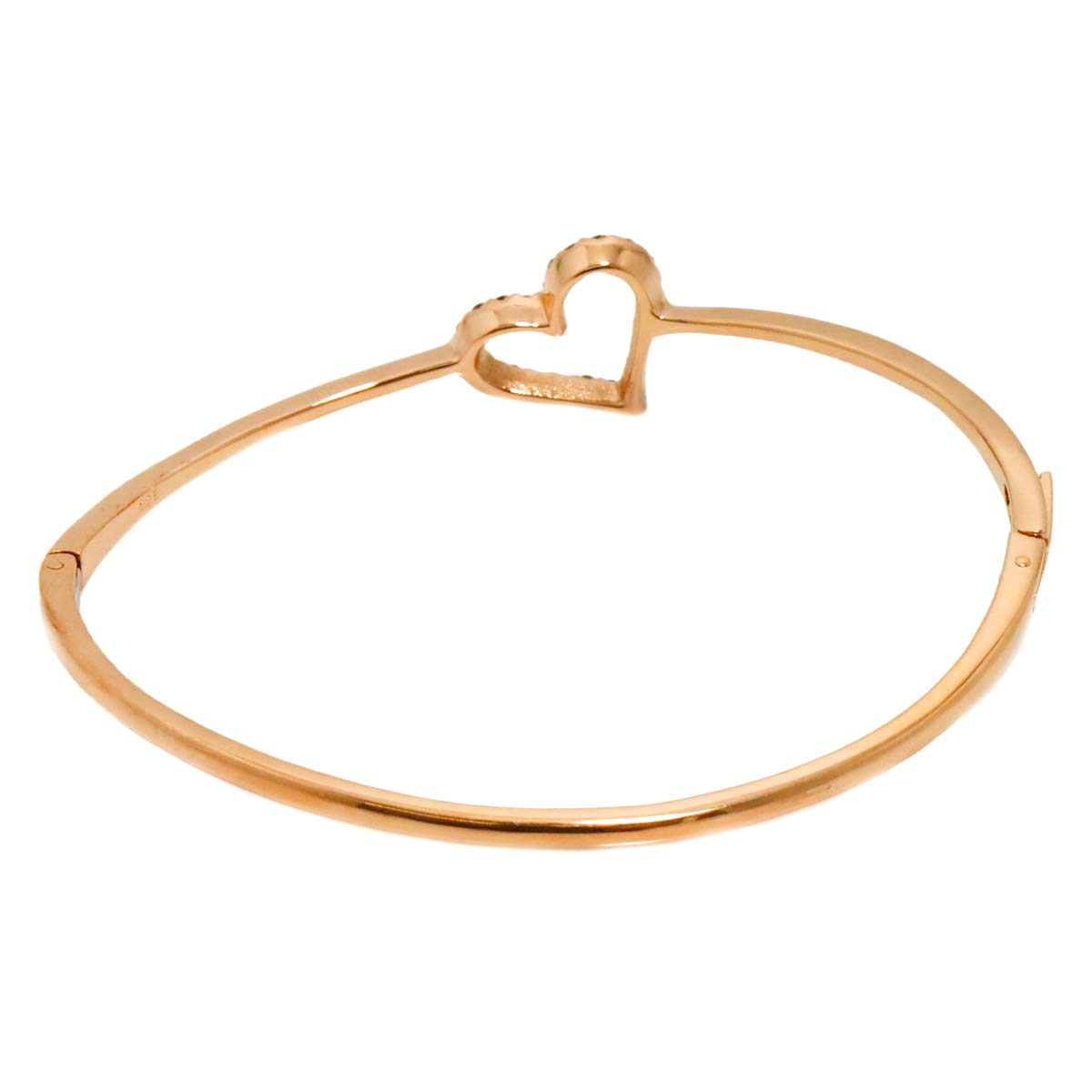 Diamond 0.35ct Bracelet Bangle 18K PG 750