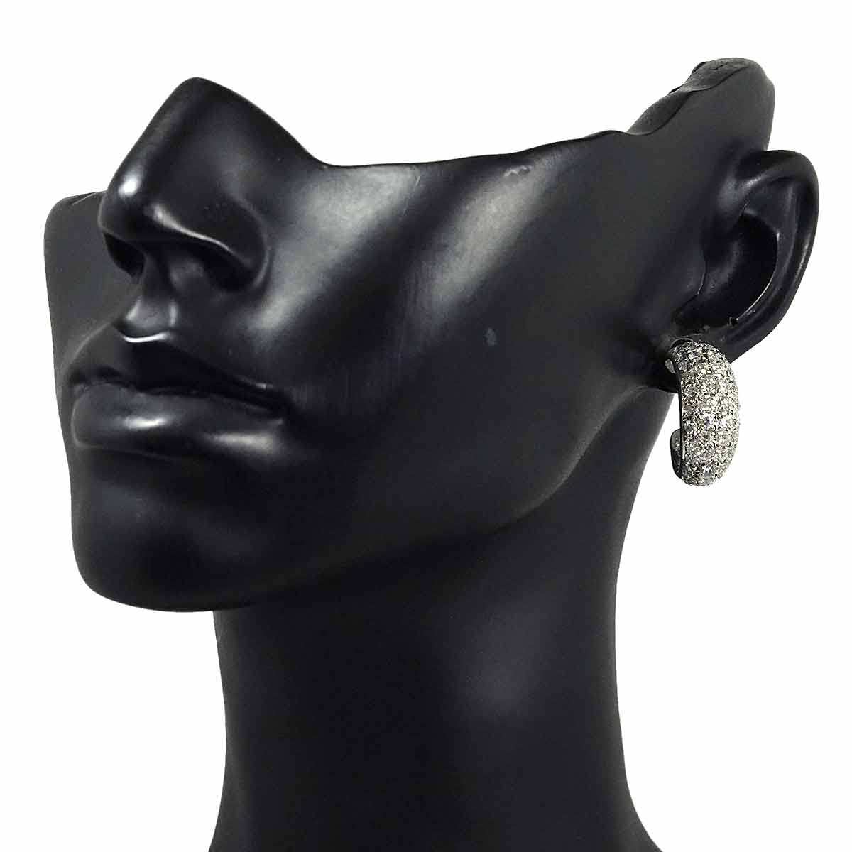 Diamond Earrings Pierced Pt Platinum