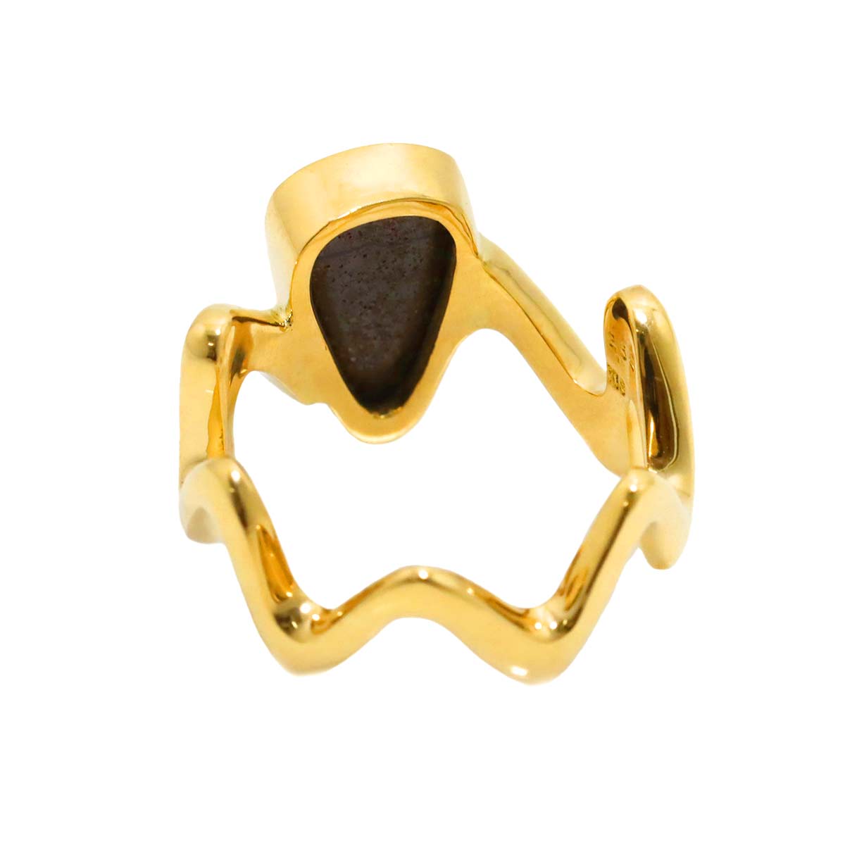 Boulder Opal 2.32ct Ring 18K YG 750 size6(US)