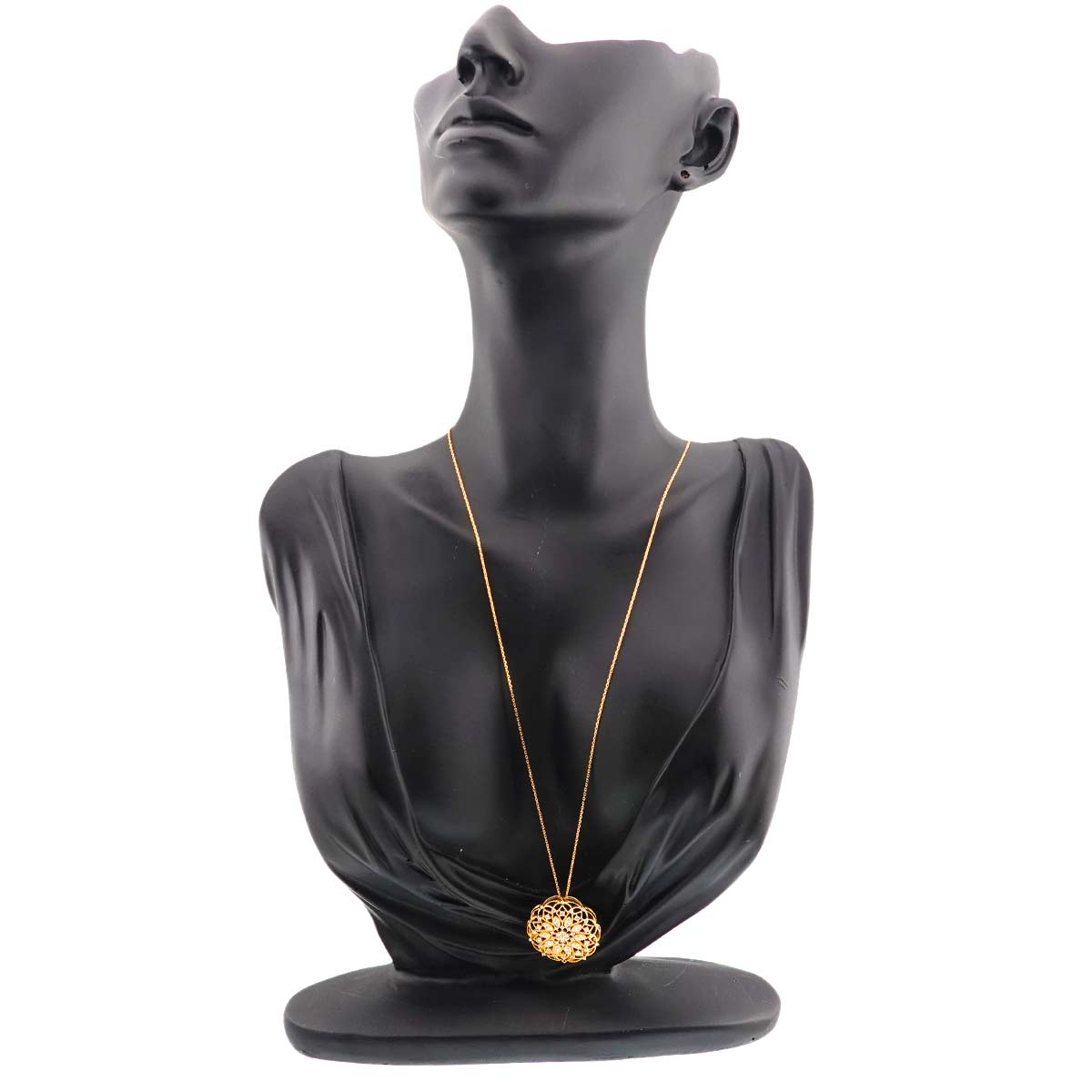 Diamond 0.65ct Necklace 18K Yellow Gold 750