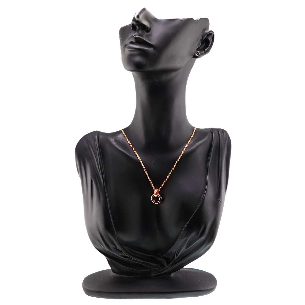 Amethyst Tourmaline Necklace 18K Pink Gold 750