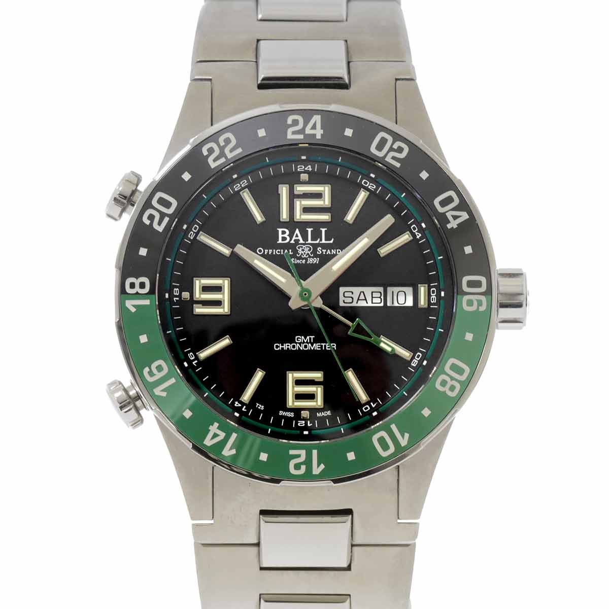 Stokeman Marine GMT DG3000A Day Date Automatic Mens Watch