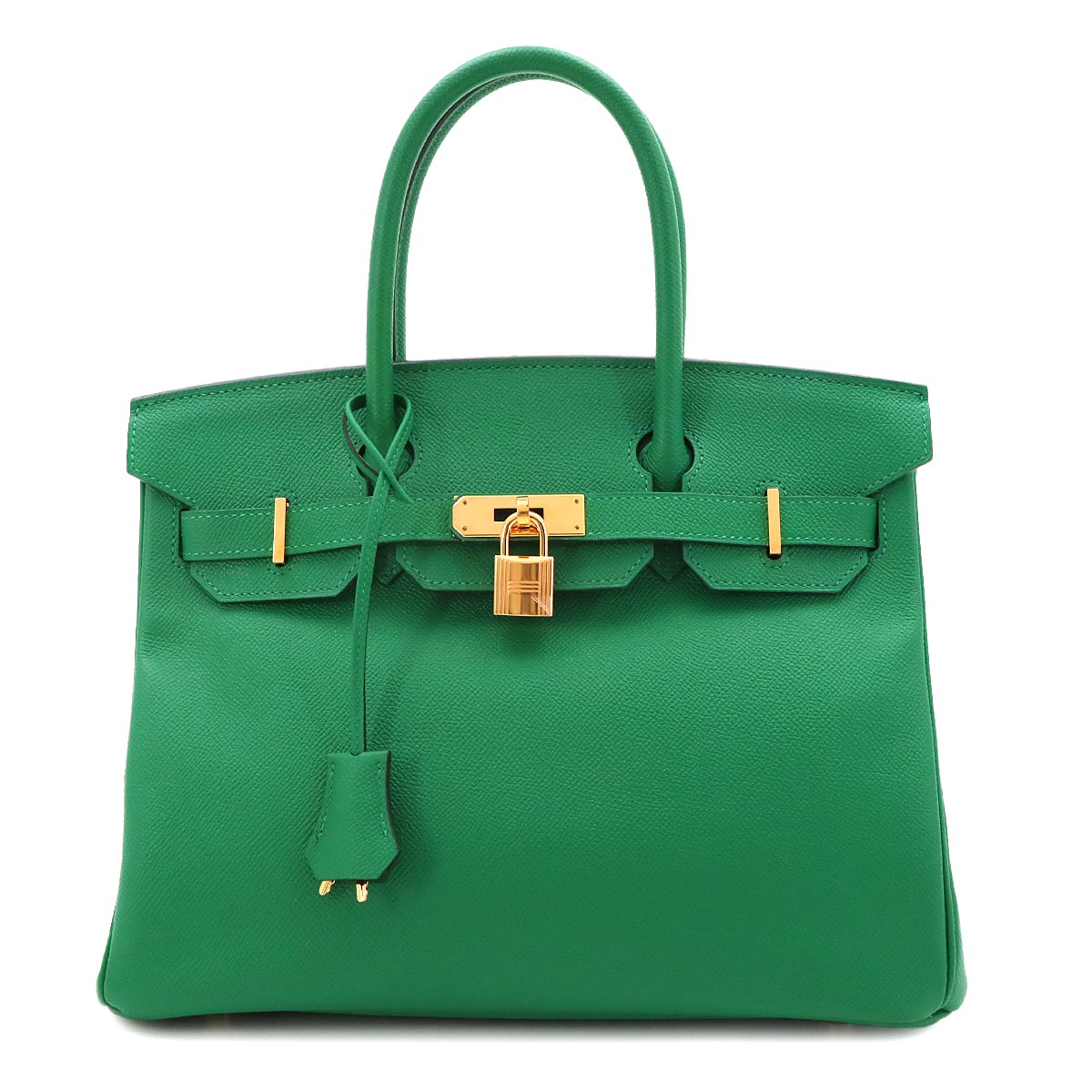 Birkin 30 Epsom Vert Vertigo Hand Bag Purse