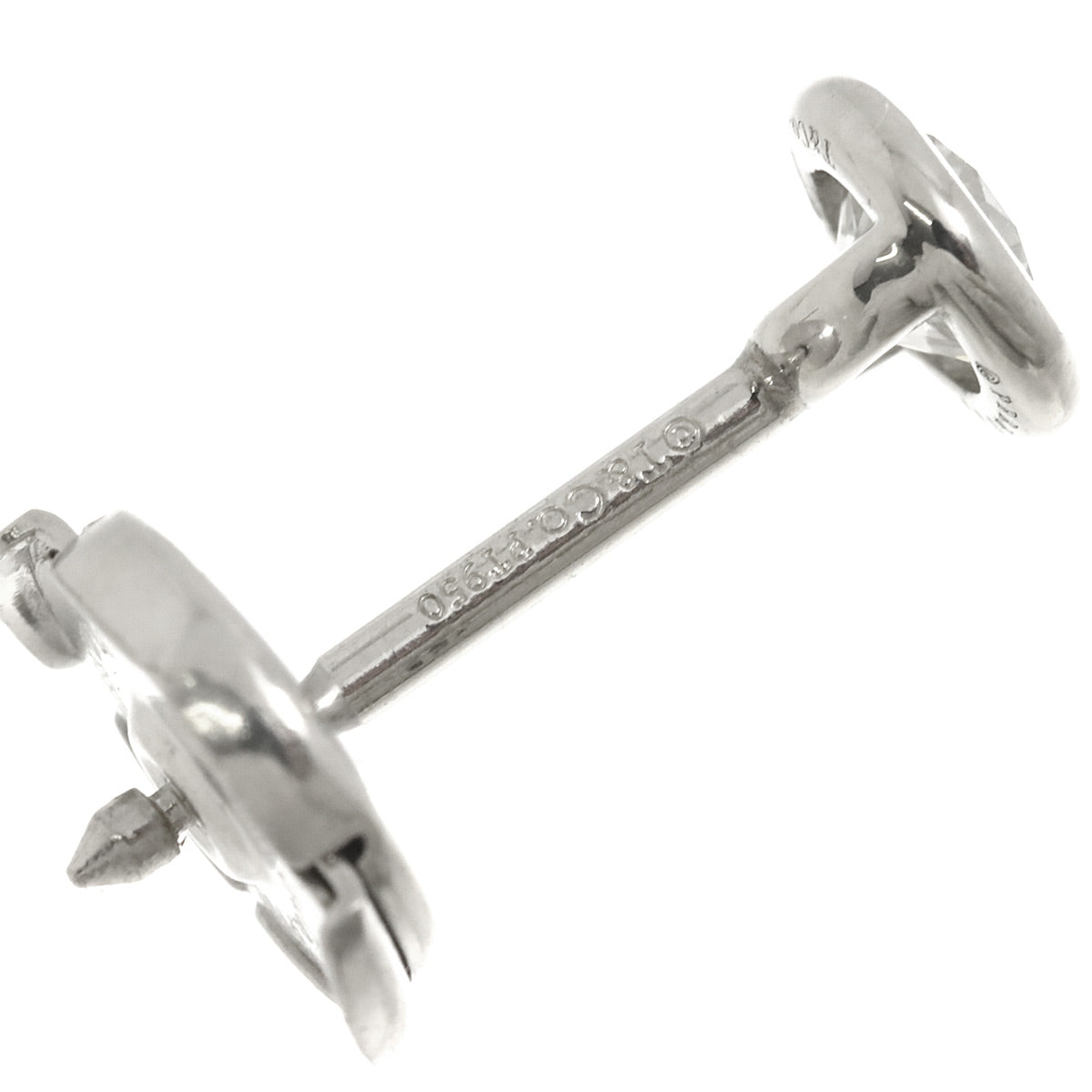 By The Yard Diamond Earrings Pierced Pt