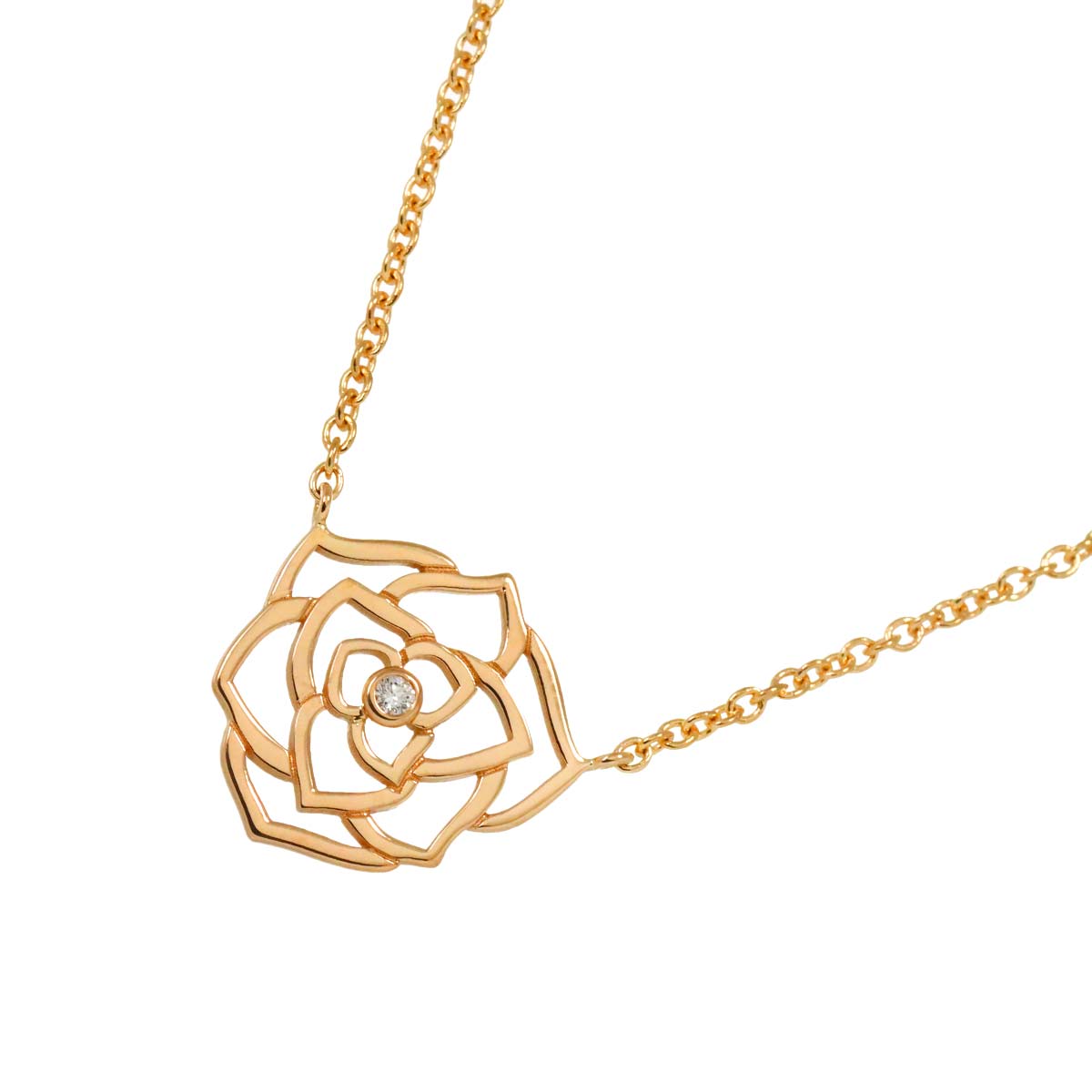 PIAGET ROSE Diamond Necklace 18K Pink Gold 750
