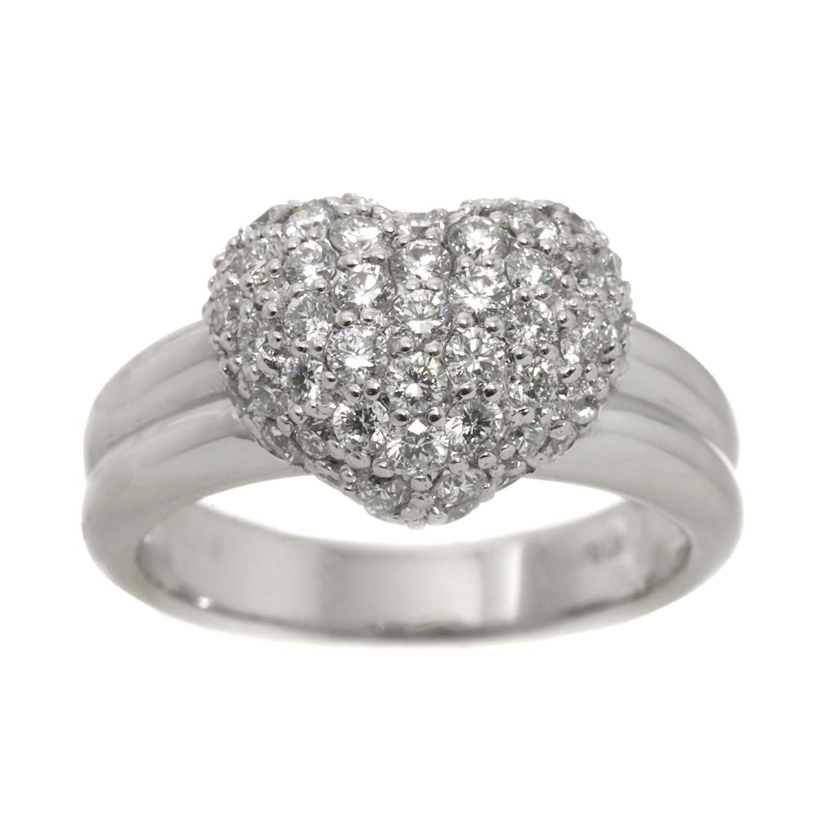 Diamond 1.16ct Ring 18K WG 750 Size5.25(US)