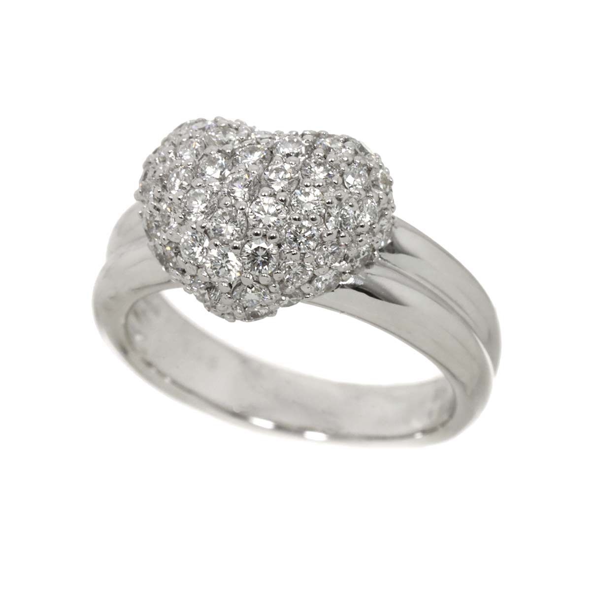 Diamond 1.16ct Ring 18K WG 750 Size5.25(US)