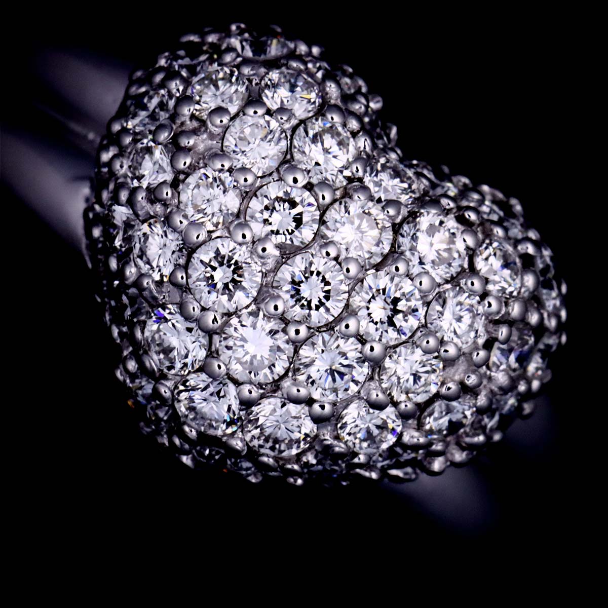 Diamond 1.16ct Ring 18K WG 750 Size5.25(US)