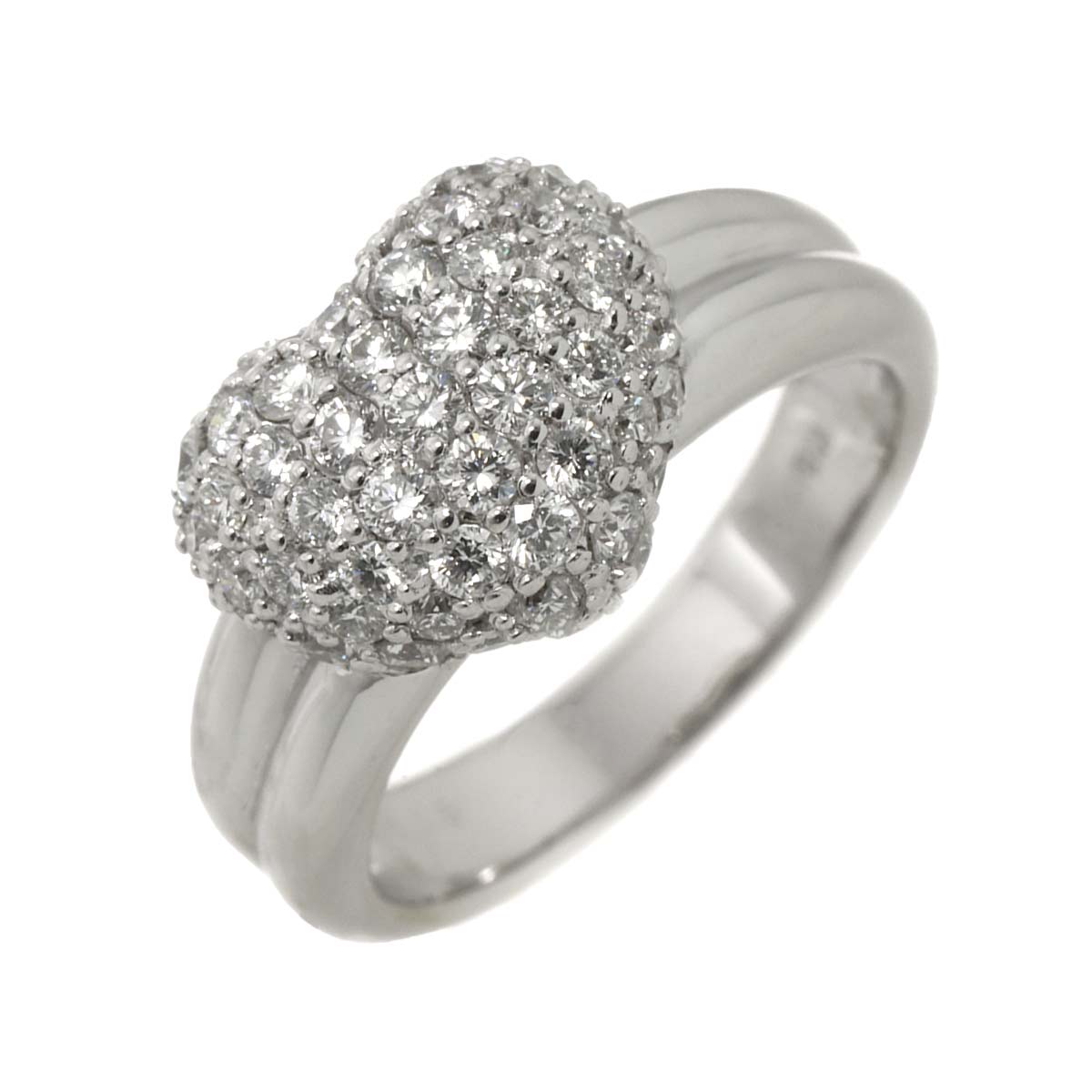 Diamond 1.16ct Ring 18K WG 750 Size5.25(US)