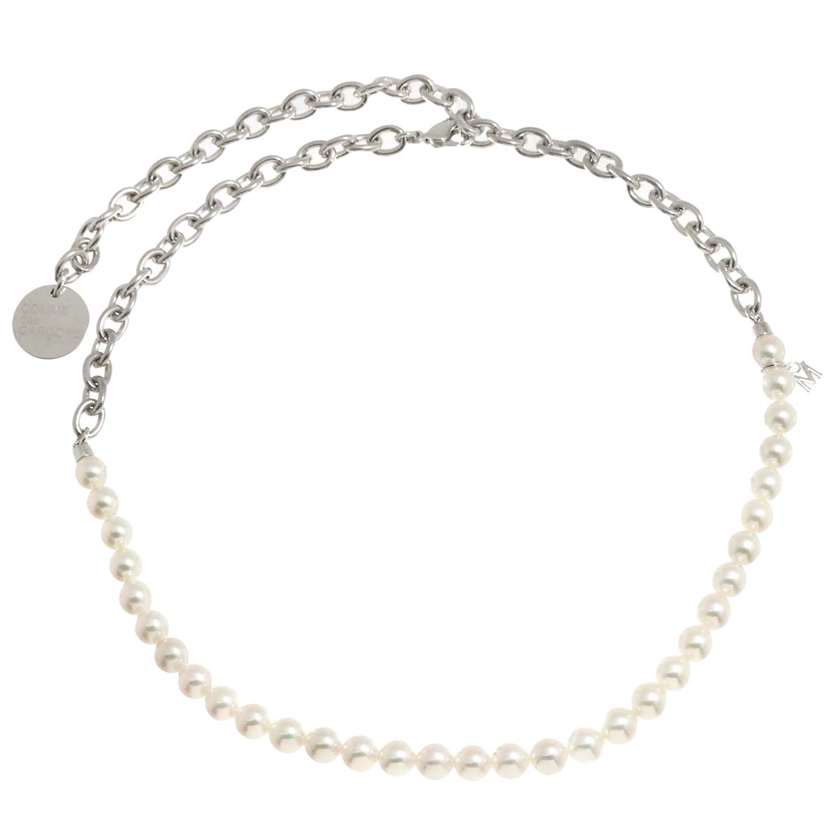 Comme des Garcons Akoya Pearl 6.4-6.0mm Necklace SV 925