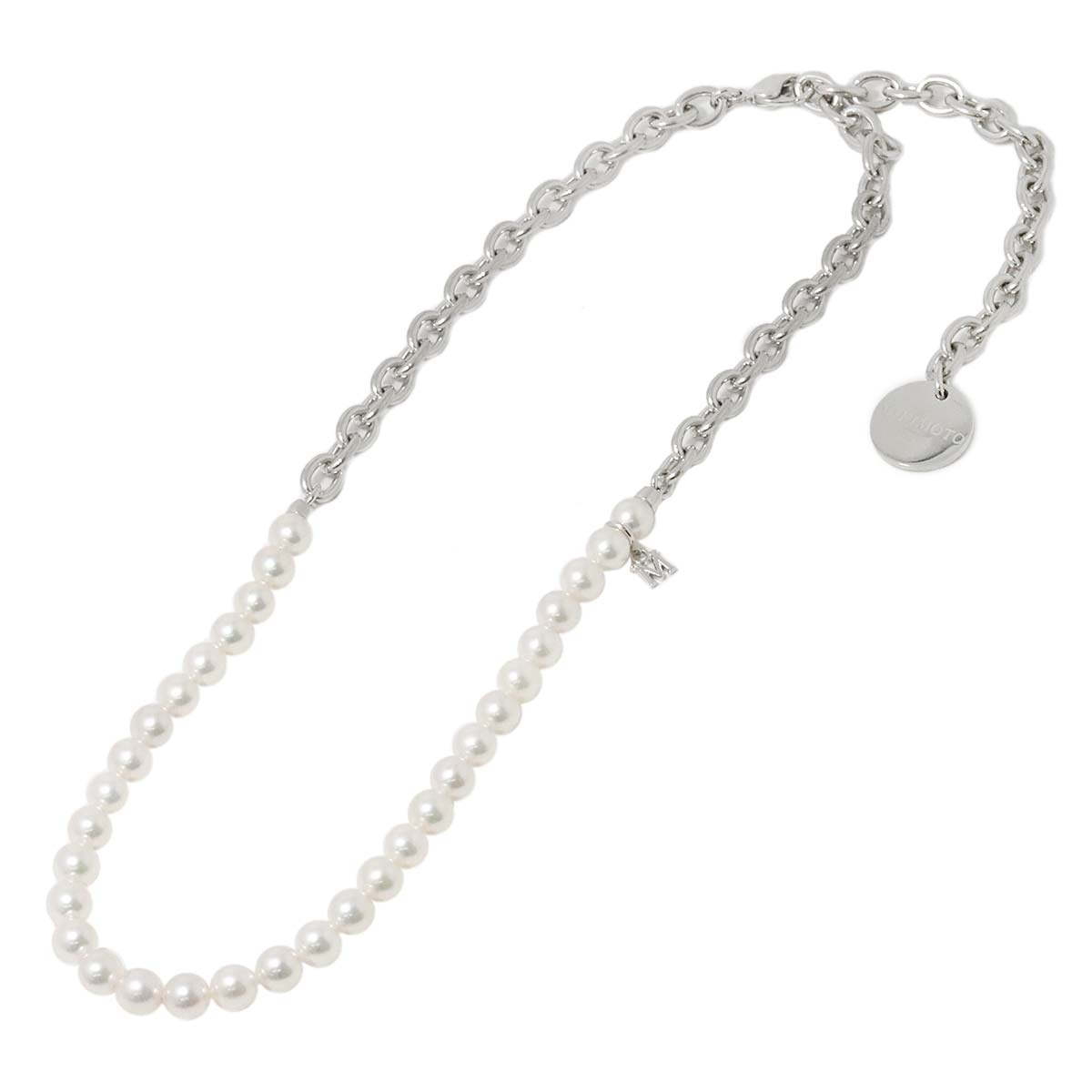 Comme des Garcons Akoya Pearl 6.4-6.0mm Necklace SV 925