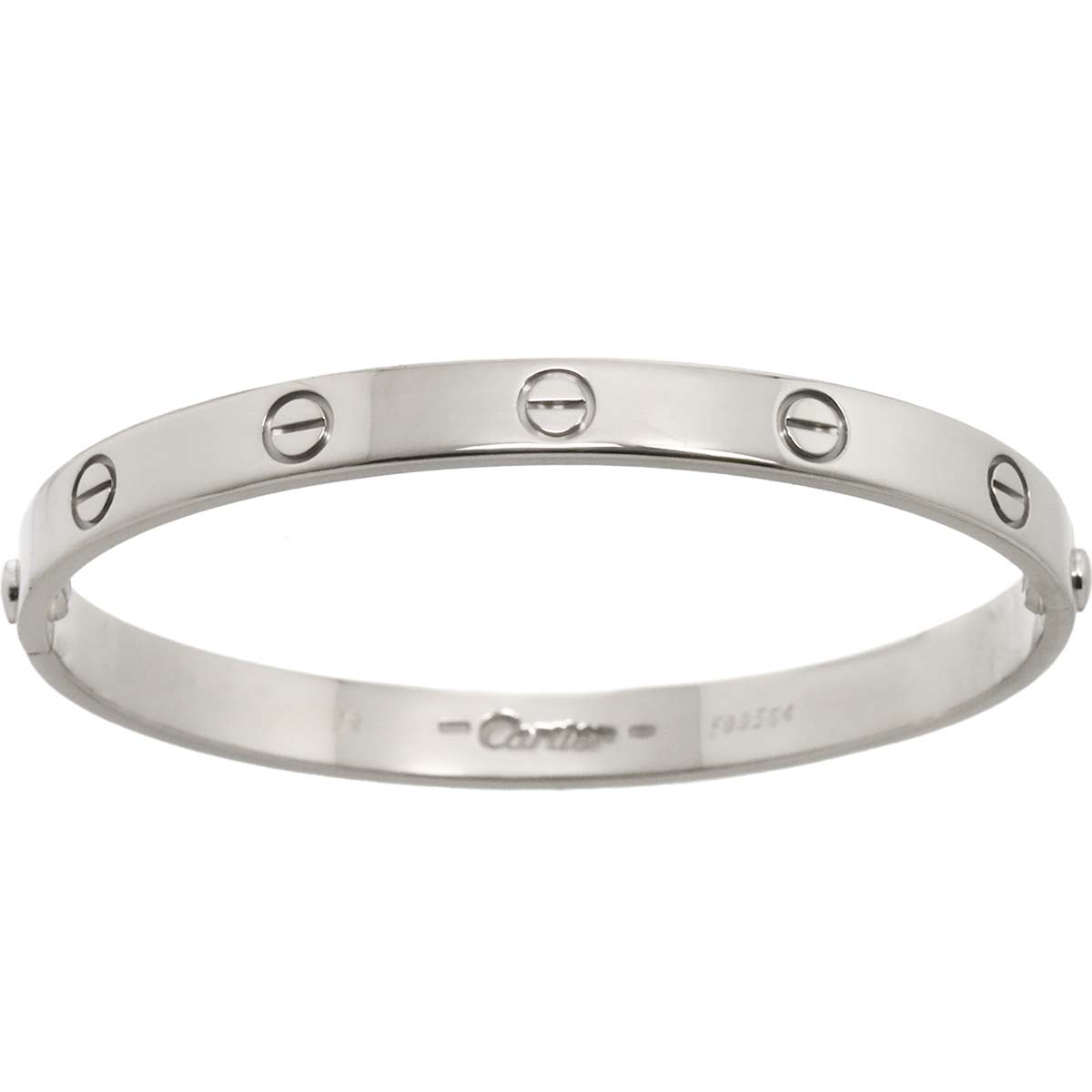 Love Bracelet Bangle 18K WG 750 Size18