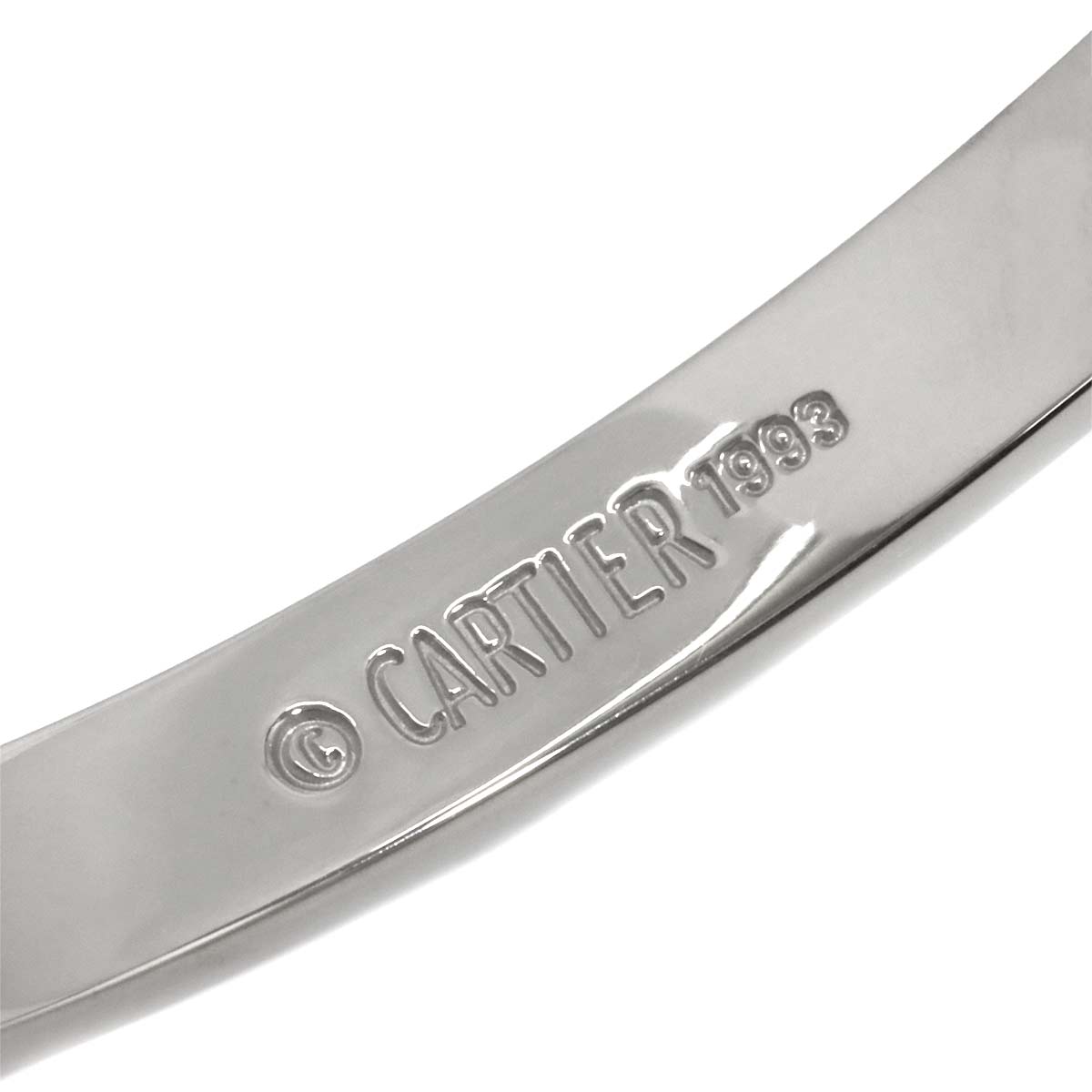 Love Bracelet Bangle 18K WG 750 Size18