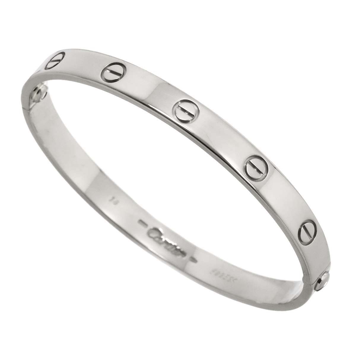 Love Bracelet Bangle 18K WG 750 Size18